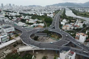 Nút giao Ngọc Hội, phường Tây Nha Trang, tỉnh Khánh Hòa. Ảnh: HIẾU GIANG