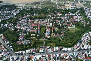 Thành Diên Khánh nhìn từ trên cao, tháng 7-2024. Ảnh: HIẾU GIANG
