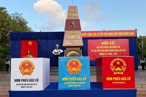 Đảo Trường Sa sẵn sàng cho ngày bầu cử