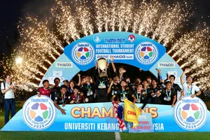 Trường Đại học Quốc gia Malaysia vô địch giải bóng đá Thanh niên sinh viên quốc tế 2026