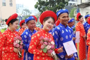 52 cặp đôi hạnh phúc trong Lễ cưới tập thể ở TPHCM