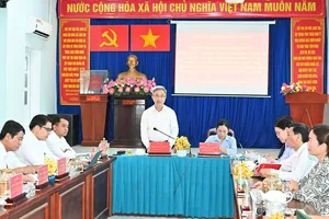 Khảo sát vận hành mô hình chính quyền địa phương 2 cấp tại xã đảo Thạnh An 