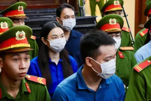 Bị cáo Nguyễn Thúc Thùy Tiên tại tòa. Ảnh: HOÀNG HÙNG