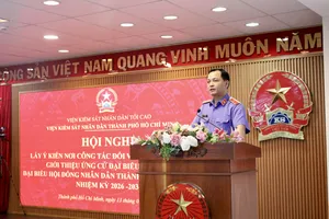 Viện trưởng VKSND TPHCM Lê Văn Đông được giới thiệu ứng cử đại biểu Quốc hội khóa XVI