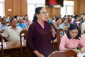 Cử tri Cần Giờ mong muốn nâng cao chất lượng hoạt động tư pháp, bảo đảm an ninh trật tự