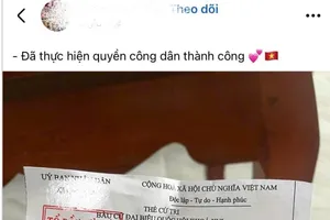 Cảnh báo nguy cơ lộ thông tin cá nhân khi đăng thẻ cử tri lên mạng xã hội 
