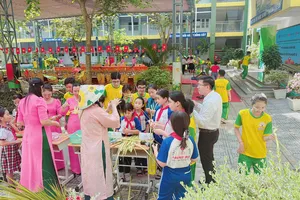 Học sinh 9 trường tại xã Bình Hưng tham gia ngày hội giáo dục hòa nhập 