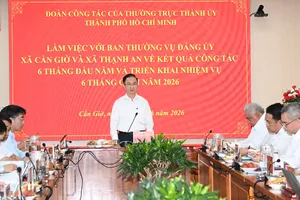 Tăng cường quản lý đất đai, trật tự xây dựng tại xã Cần Giờ và Thạnh An 