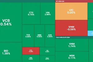 NVL giảm sàn, STB giảm 4,3% góp phần kéo hãm đà tăng của VN-Index