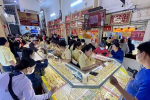 Giá vàng tăng trở lại trong ngày đầu tuần