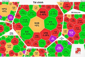 VN-Index quay đầu giảm sau khi lập đỉnh 