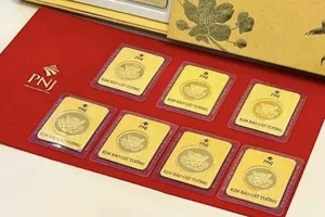 Giá vàng trong nước sáng nay, ngày 1-8, giảm mạnh. Ảnh: NHUNG NGUYỄN