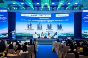 Toàn cảnh Hội nghị Tài chính xanh Việt Nam 2026. Ảnh: NHUNG NGUYỄN