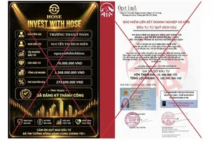 HOSE cảnh báo một số đối tượng giả mạo, sử dụng trái phép tên, hình ảnh và logo của HOSE để lừa đảo nhà đầu tư. Ảnh: HOSE cung cấp