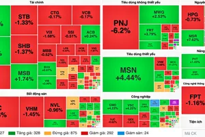 Khối ngoại bán ròng phiên thứ 10 trên sàn HOSE, VN-Index quay đầu giảm