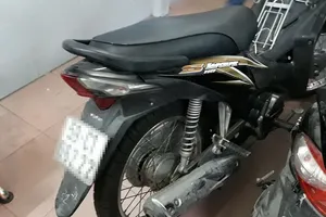 Chiếc xe máy đối tượng Linh trộm. Ảnh: ĐAN NGUYÊN