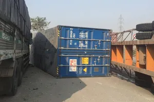 Hiện trường vụ việc. Ảnh: ĐAN NGUYÊN