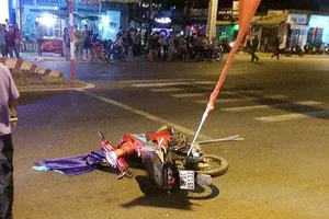 Hiện trường vụ viêc. Ảnh: PHONG NGUYỄN