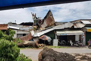 Hiện trường vụ việc. Ảnh: CHÍ THẠCH