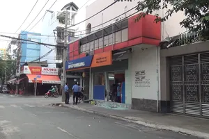 Ngân hàng nơi xảy ra vụ việc. Ảnh: CHÍ THẠCH