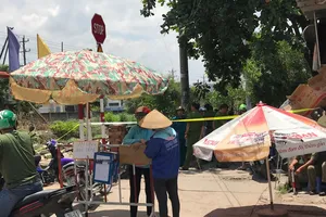 Công an phong tỏa hiện trường