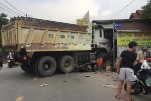 Hiện trường vụ việc. Ảnh: C.T