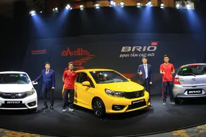  Honda Brio mới ra mắt ở Việt Nam với giá 418 triệu đồng. 