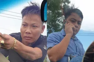 Tuấn "nhóc" và Giang "36" bị bắt trước đó. Ảnh: N.Y