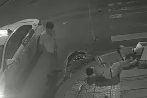 Hình ảnh cắt từ clip vụ việc