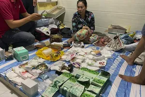 Một đối tượng cùng tang vật lúc bị bắt