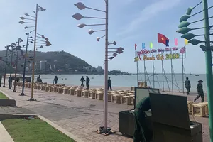 1.200 giàn pháo hoa chờ bắn dịp giao thừa tại Bà Rịa - Vũng Tàu