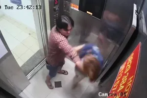 Hình ảnh cắt từ clip mạng xã hội