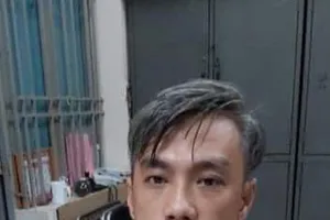 Đối tượng Thắng tại cơ quan công an