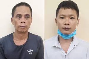 Hai đối tượng tại cơ quan công an