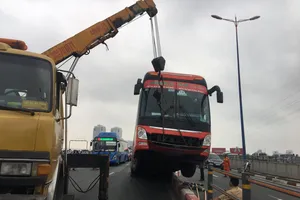 Hiện trường vụ việc. Ảnh: CHÍ THẠCH 