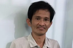 Đối tượng T. tại cơ quan công an 