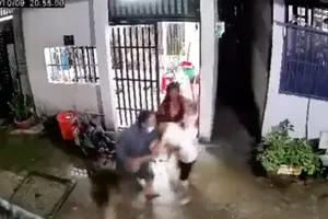 Hai vợ chồng anh H. và chị M. tìm cách chống trả lại Quang