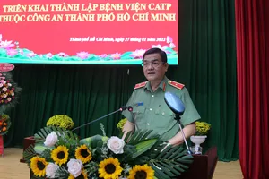 Thiếu tướng Lê Hồng Nam, Giám đốc Công an TPHCM chủ trì buổi lễ