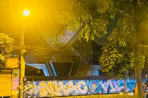 Quán karaoke Nhạc Việt, nơi xảy ra vụ án. Ảnh: C.T.