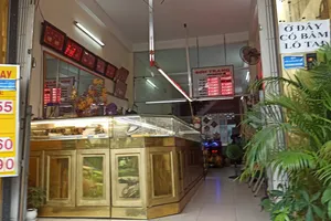 Đối tượng Cường tại cơ quan công an 