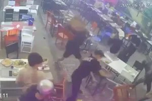 Hình ảnh vụ việc cắt từ clip