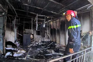 Hiện trường vụ cháy 