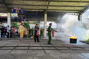  Ga Sài Gòn tuyên truyền, thực tập phương án PCCC&CNCH  