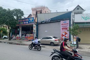 Nhà hàng nơi nhóm sinh viên ăn nhậu dẫn tới ngộ độc. Ảnh: CHÍ THẠCH 