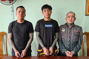 Nhóm đối tượng bị bắt