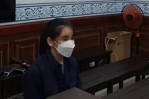 Bị cáo Lã Thị Anh tại tòa