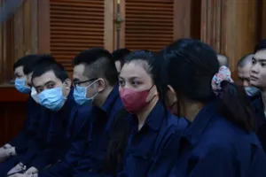 Các bị cáo tại tòa