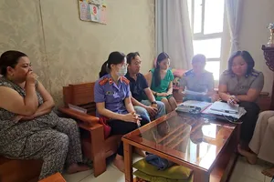 Chi cục Thi hành án dân sự quận Gò Vấp tại buổi làm việc