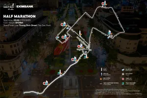 Nhiều tuyến đường phục vụ Giải chạy chạy đêm TPHCM năm 2025