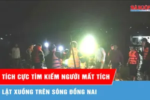Lật xuồng trên sông Đồng Nai, 1 người chết, 1 người mất tích